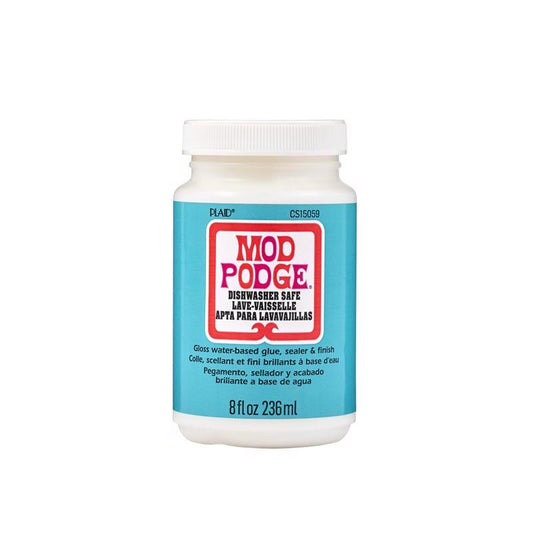 Plaid Mod Podge High Strength Glue Dishwasher-Safe Gloss Decoupage 8 oz