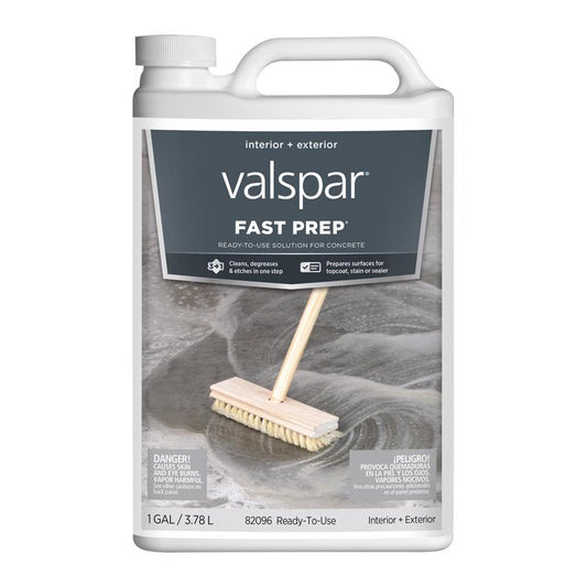Valspar Fast Prep Ready-To-Use Concrete Etching Stain 1 gal