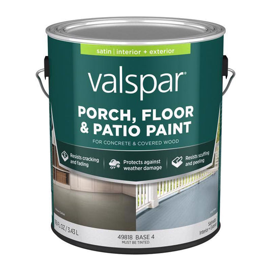Valspar Satin Base 4 Porch and Floor Paint+Primer 1 gal