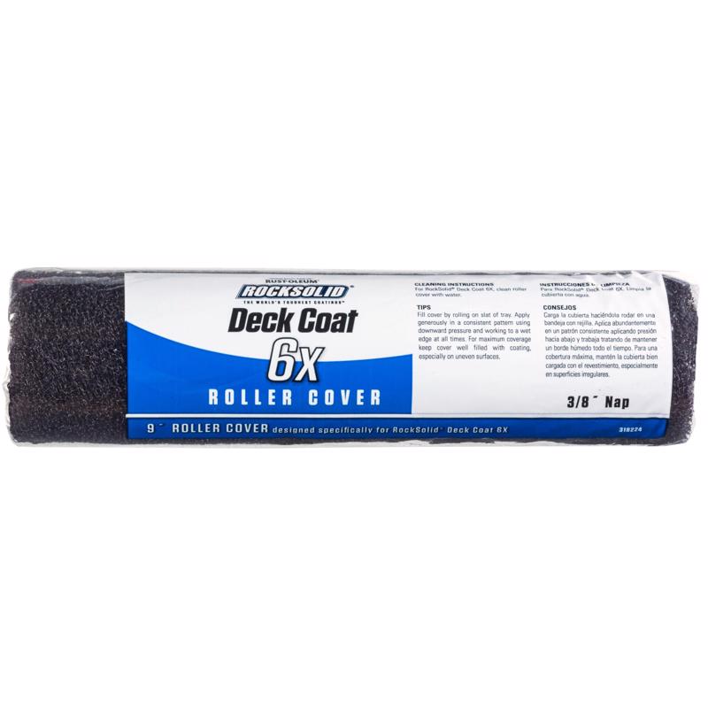 Rust-Oleum RockSolid Deck Coat Honeycomb 9 in. W X 3/8 in. Paint Roller Cover 1 pk