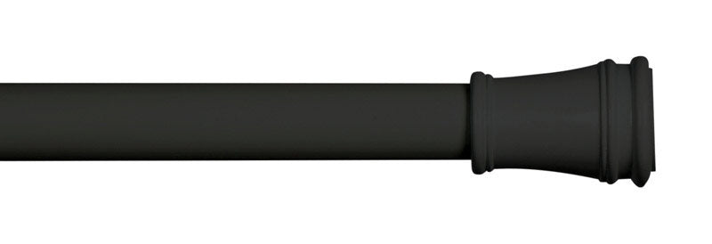Kenney Black Traditional/Transitional Tension Rod 28 in. L X 48 in. L
