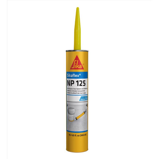 BASF MasterSeal NP 125 Clear Thermoplastic Rubber Adhesive 10.1 oz