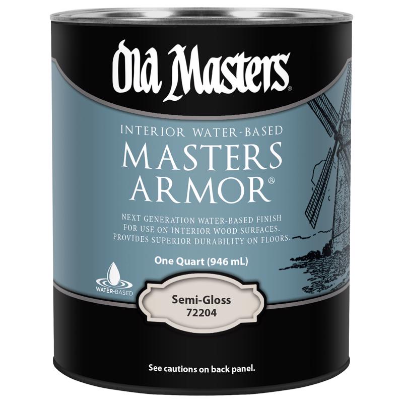Old Masters Masters Armor Semi-Gloss Clear Water-Based Floor Finish 1 qt