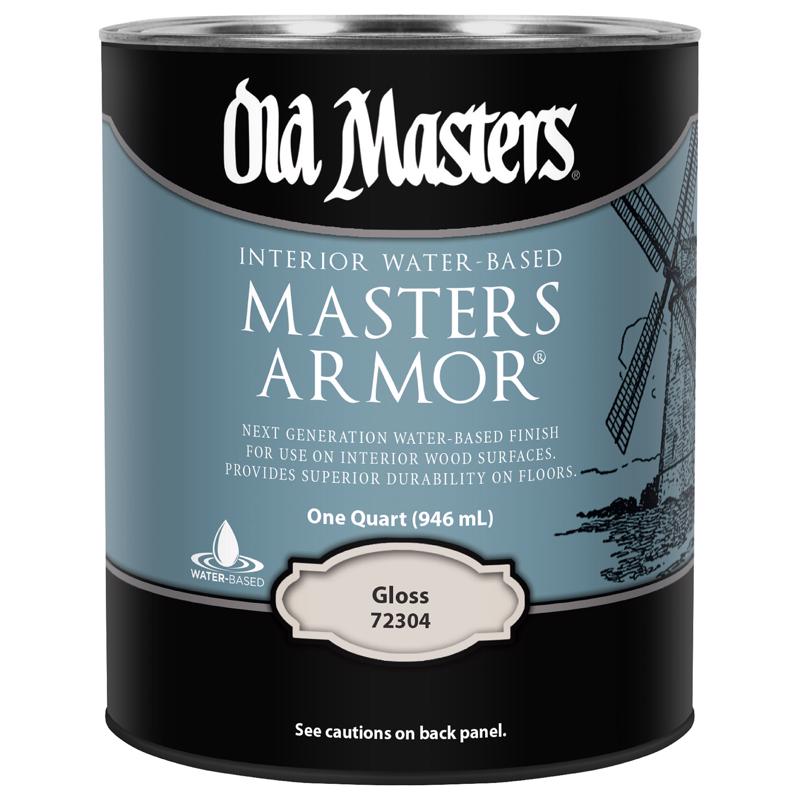 Old Masters Masters Armor Gloss Clear Water-Based Floor Finish 1 qt
