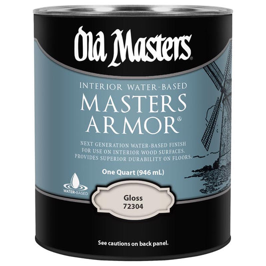 Old Masters Masters Armor Gloss Clear Water-Based Floor Finish 1 qt