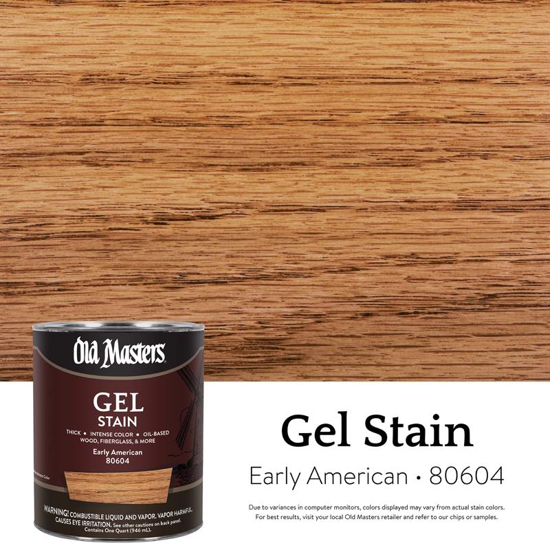Old Masters Semi-Transparent Early American Oil-Based Alkyd Gel Stain 1 qt