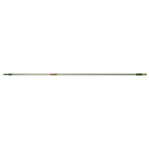 Wooster Sherlock GT Telescoping 16 ft. L X 1-7/8 in. D Aluminum/Fiberglass Extension Pole Green/Gray R096