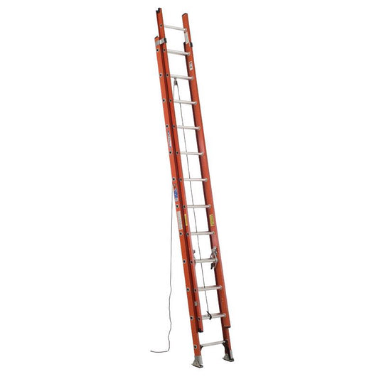 Werner 24 ft. H Fiberglass Extension Ladder Type IA 300 lb. cap.
