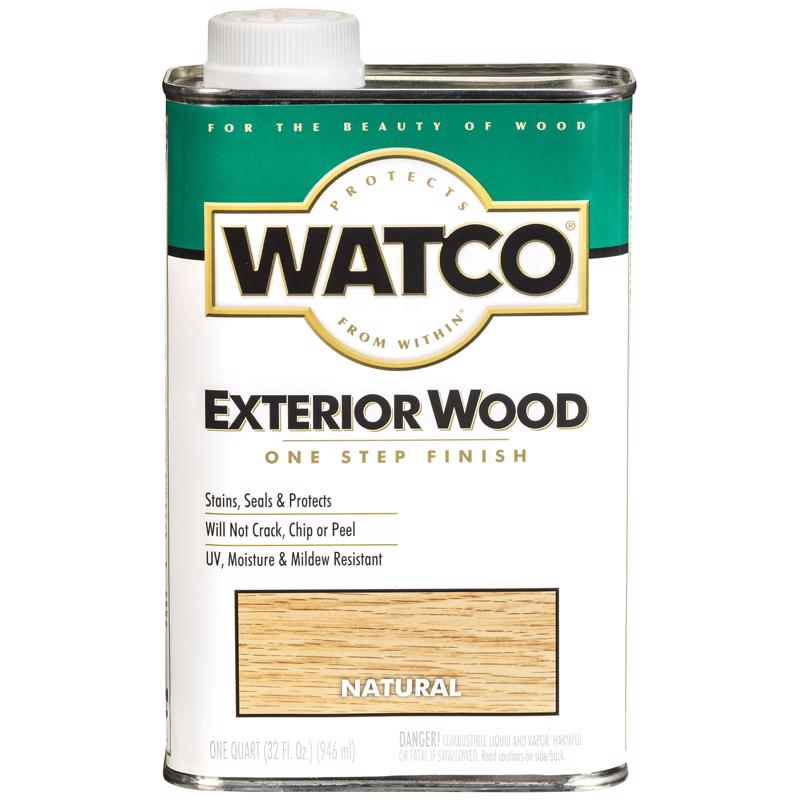 WATCO Natural Transparent Oil-Based Wood Finish 1 qt