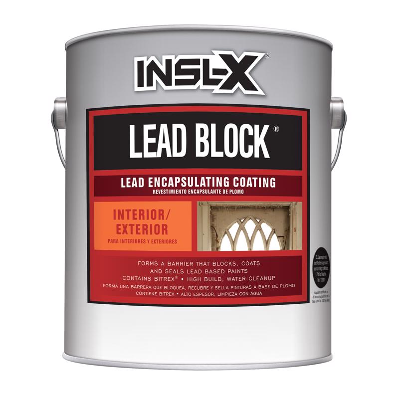 Insl-X Lead Block Eggshell White Water-Based Acrylic Lead Encapsulating Coating 1 gal