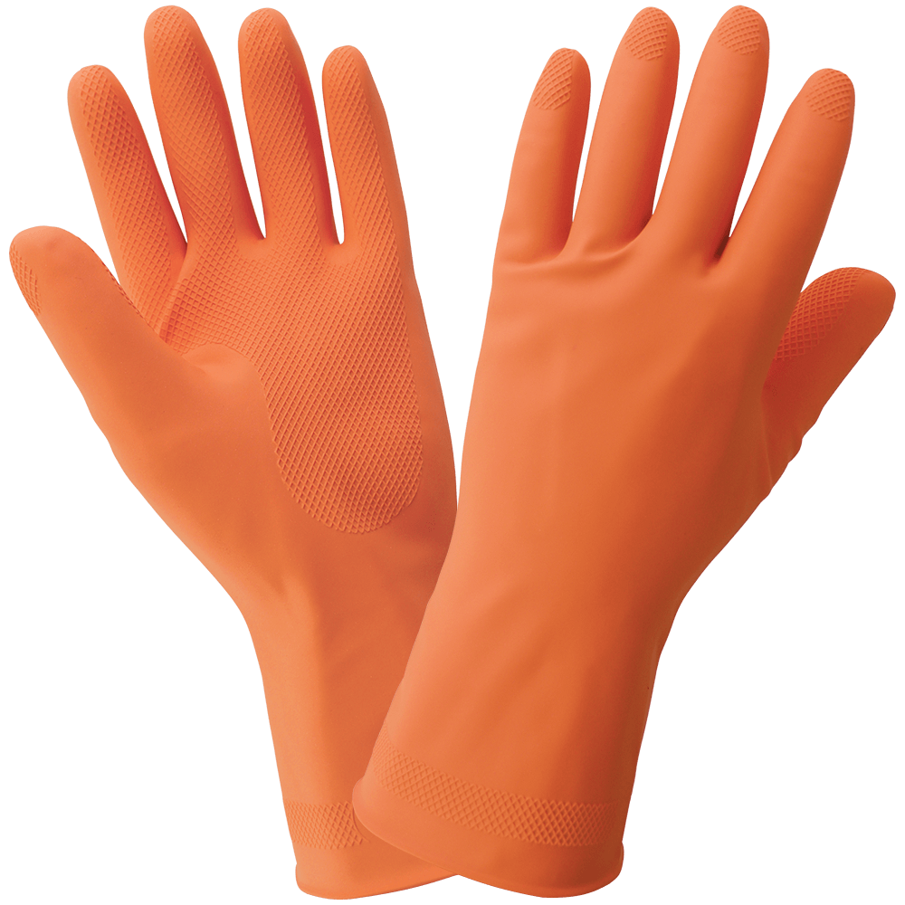 Flock-lined Latex Gloves 180F