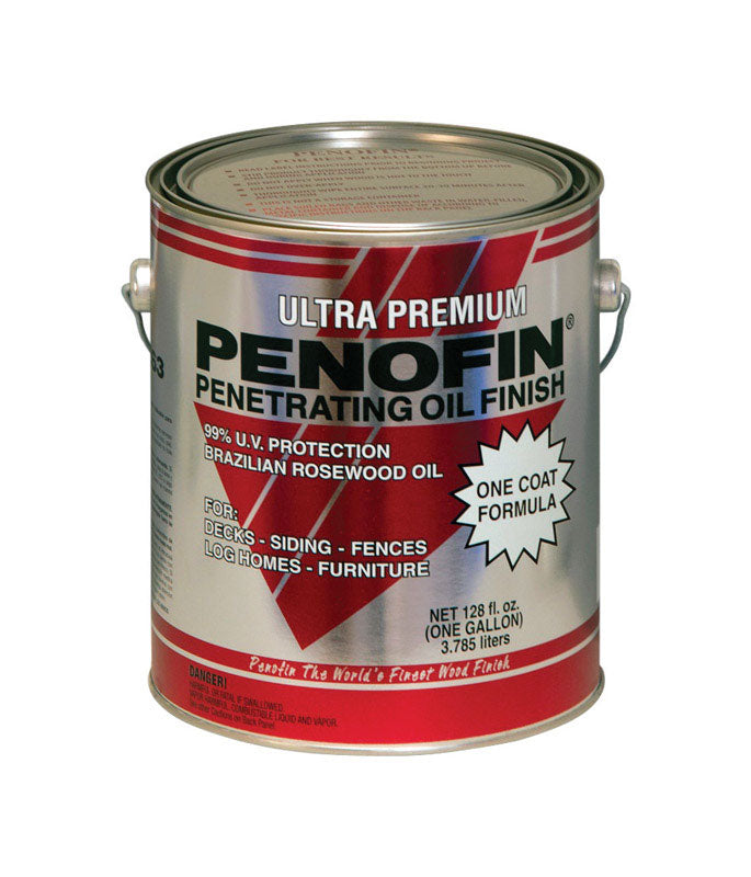 Penofin Ultra Premium Transparent Matte Chestnut Oil-Based Penetrating Wood Stain 1 gal