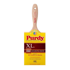 Purdy XL Sprig 4 in. Medium Stiff Flat Trim Paint Brush 144380340