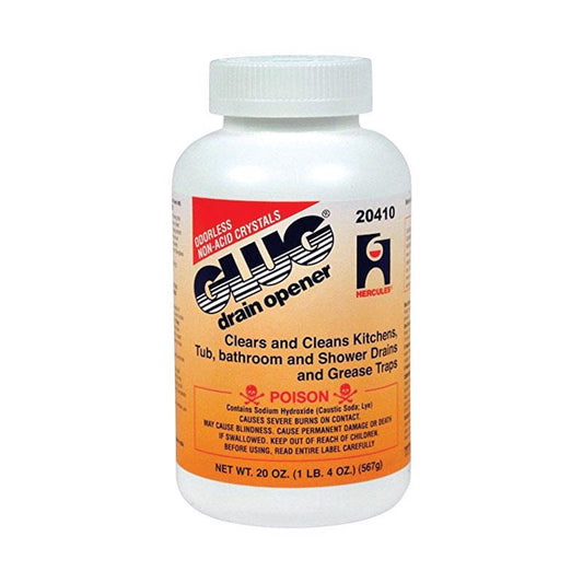 Oatey Glug Crystals Drain Opener 20 oz
