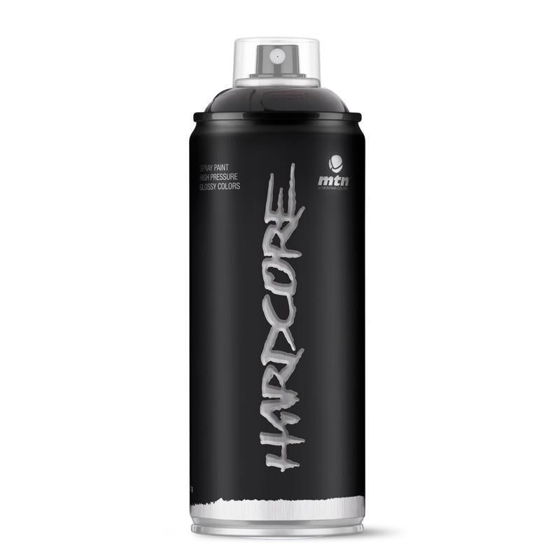 MTN Hardcore Gloss Black Spray Paint 400 ml