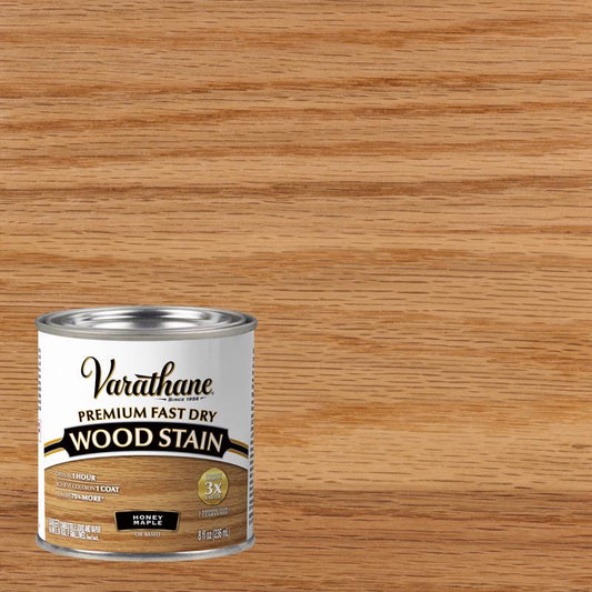 Varathane Semi-Transparent Gloss Honey Maple Oil-Based Urethane Modified Alkyd Fast Dry Wood Stain 1
