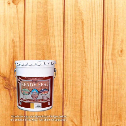Ready Seal Goof Proof Semi-Transparent Flat Natural Oil-Based Penetrating Wood Stain/Sealer 5 gal
