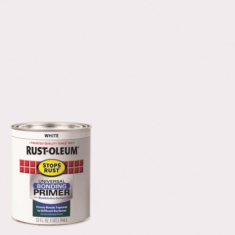 Rust-Oleum Stops Rust White Flat Water-Based Bonding Primer 1 qt