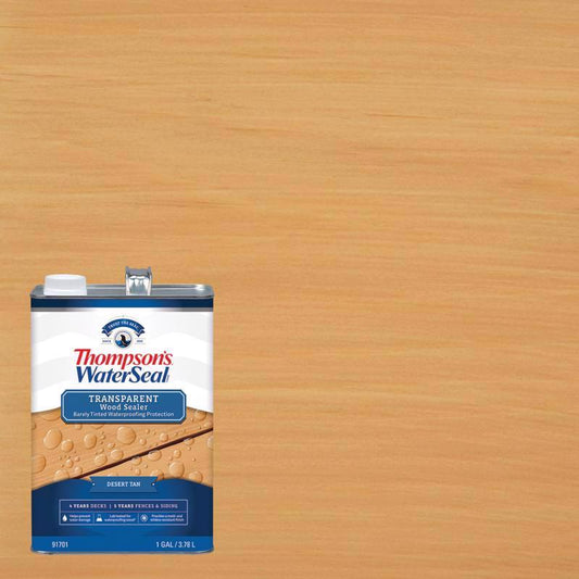 Thompson's WaterSeal Transparent Desert Tan Water-Based Acrylic/Alkyd/Urethane Waterproofing Wood St