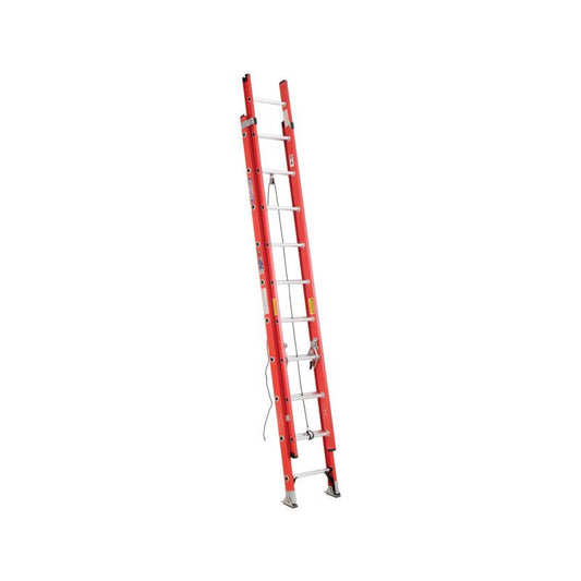 Werner 20 ft. H Fiberglass Extension Ladder Type IA 300 lb. cap.