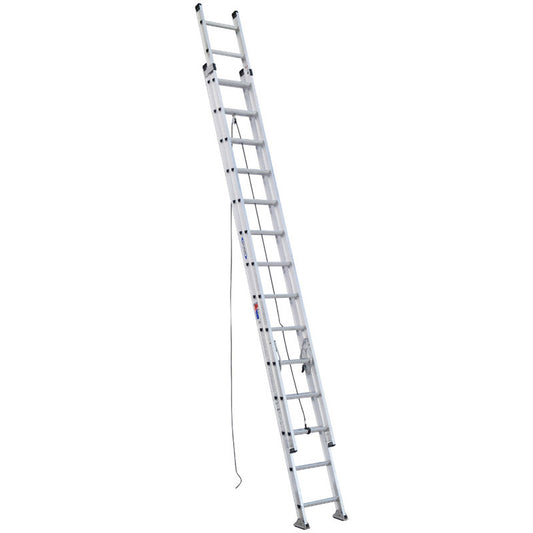 Werner 28 ft. H Aluminum Extension Ladder Type IA 300 lb. cap.