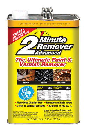 Sunnyside 2 Minute Remover Advanced Paint and Varnish Remover 1 gal 634G1, Pack of 2