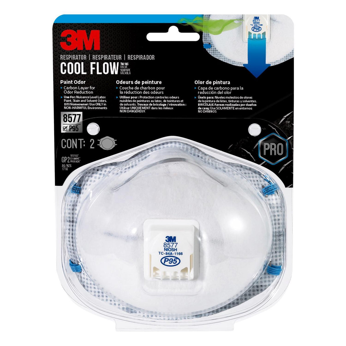 Respiratr Paint Odor 2Pk