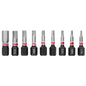 Milwaukee Shockwave Hex 1 in. L Impact Insert Bit Set Steel 9 pc