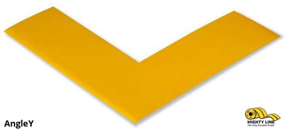 2” Solid Yellow Floor Tape Angle – Pack of 100