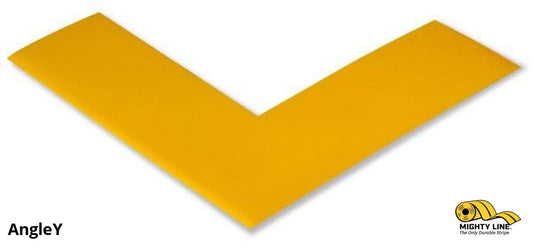 2” Solid Yellow Floor Tape Angle – Pack of 100