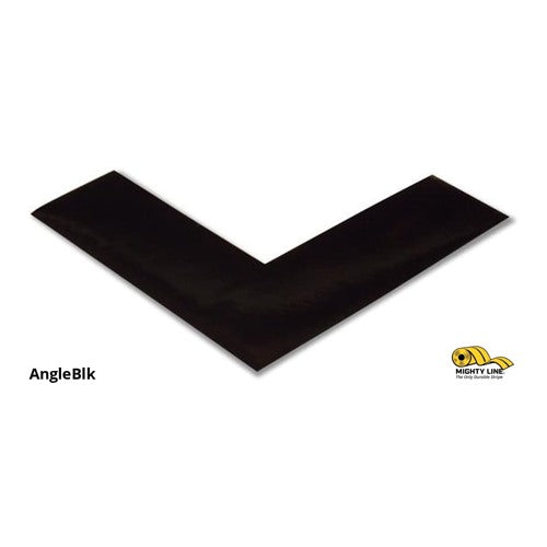 2" Wide Solid Black Angle - Pack of 100 - Floor Tape & Floor Marking