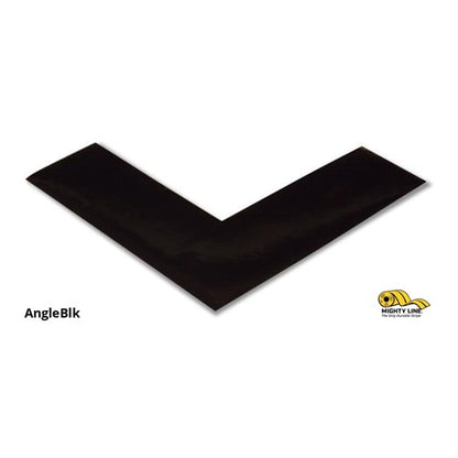2" Wide Solid Black Angle - Pack of 100 - Floor Tape & Floor Marking