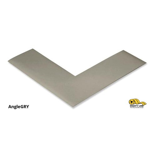 2" Wide Solid Gray Angle - Pack of 100 - Floor Tape & Floor Marking