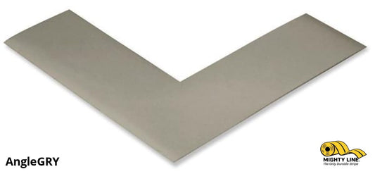 2" Wide Solid GRAY Angle - Pack of 100 - Floor Tape & Floor Marking
