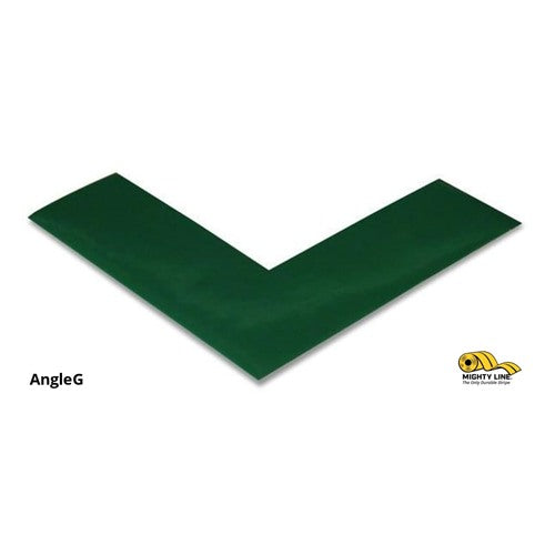 2" Wide Solid Green Angle - Pack of 100 - Floor Tape & Floor Marking