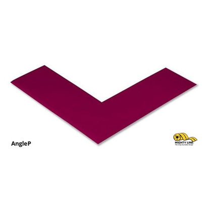 2" Wide Solid Purple Angle - Pack of 100 - Floor Tape & Floor Marking