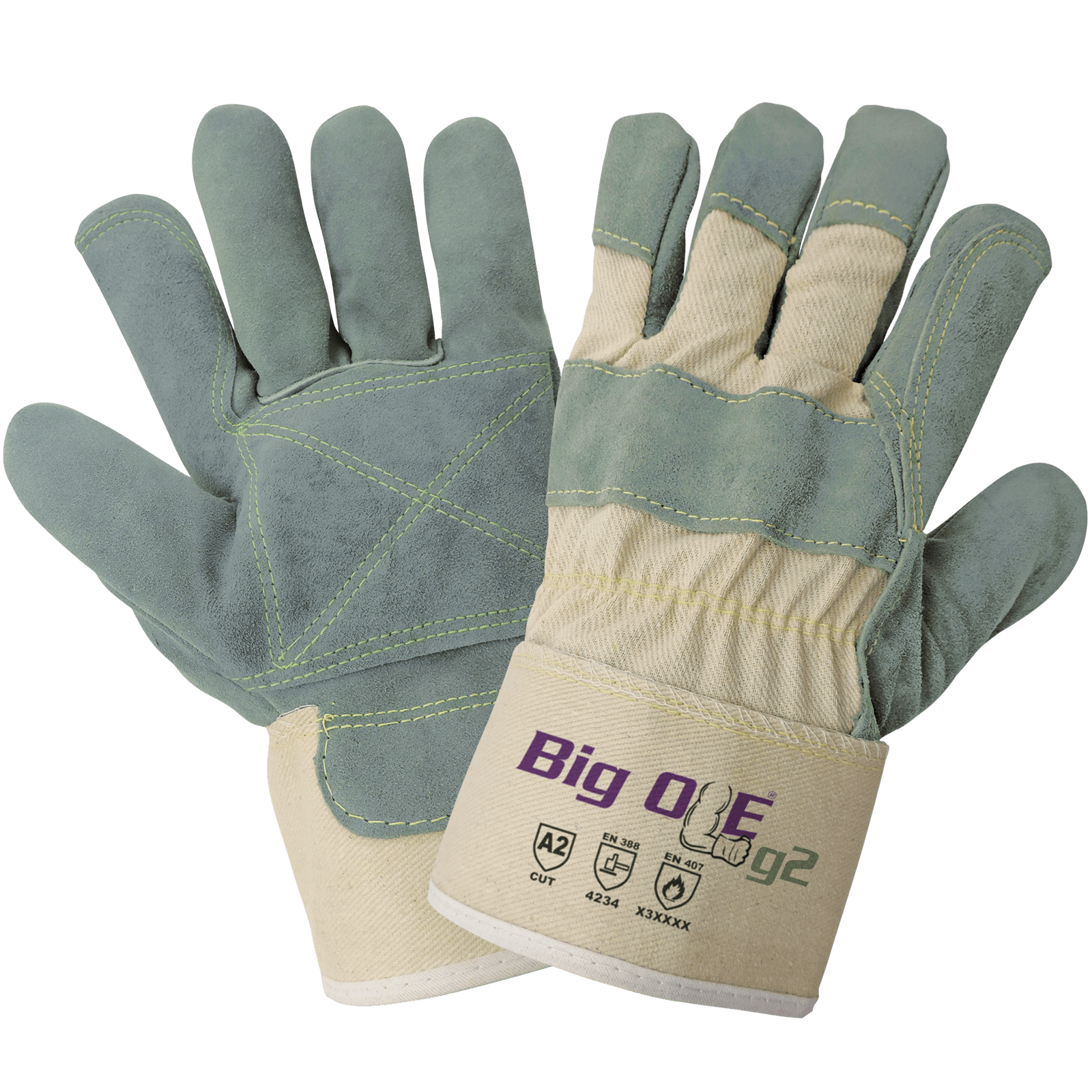 Big Ole G2 Leather Palm Gloves 2000DP (Dozen Pair)