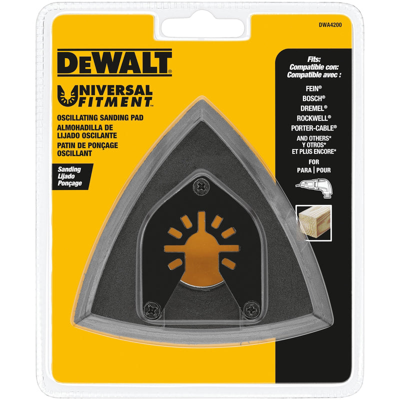 DEWALT Universal Fitment 3-1/4 in. L Triangular Oscillating Sanding Pad 1 pc