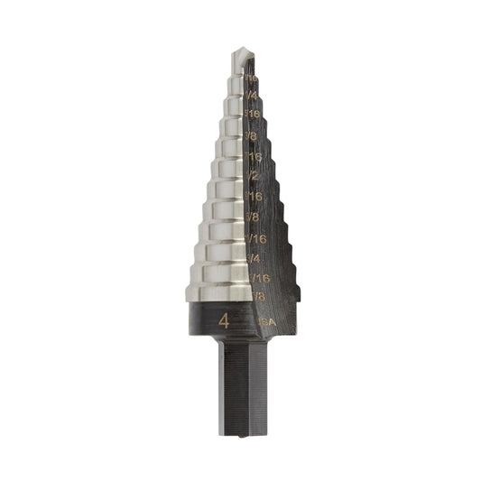 IRWIN Unibit 3/16 to 7/8 in. X 6 in. L High Speed Steel Step Drill Bit Square Shank 1 pc