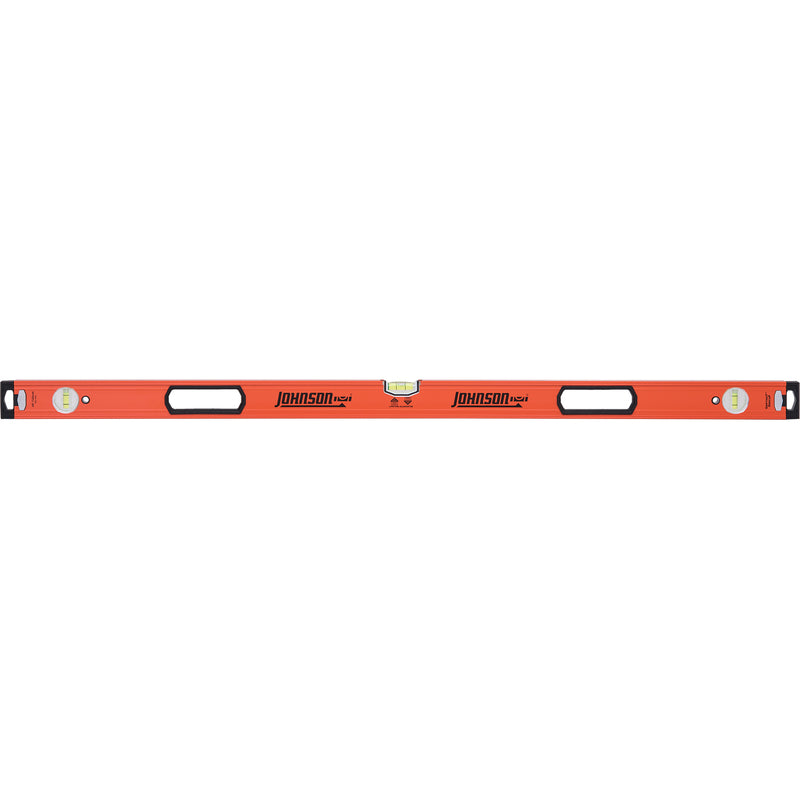 Johnson 48 in. Aluminum Heavy Duty Box Level 3 vial
