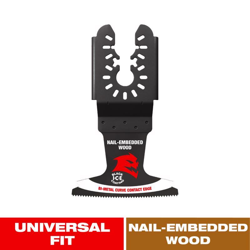 Diablo 2-1/2 in. W Bi-Metal Curve Contact Edge Oscillating Blade Nail-Embedded Wood 1 pk