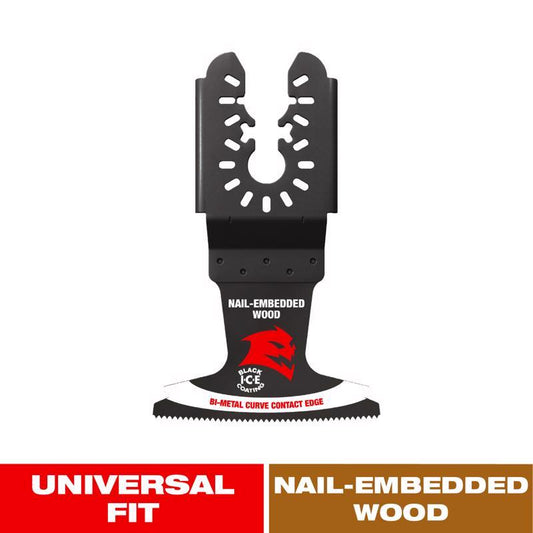 Diablo 2-1/2 in. W Bi-Metal Curve Contact Edge Oscillating Blade Nail-Embedded Wood 1 pk