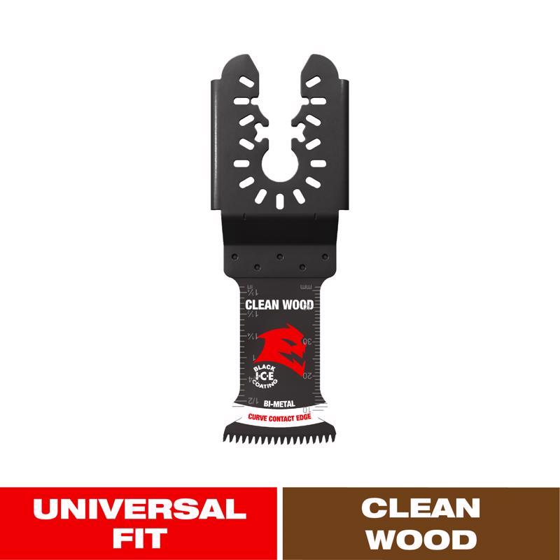 Diablo 1-1/4 in. X 1-1/4 in. W Bi-Metal Oscillating Blade Clean Wood 1 pk