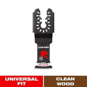 Diablo 1-1/4 in. X 1-1/4 in. W Bi-Metal Oscillating Blade Clean Wood DOU125JBW 1 pk