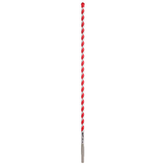Milwaukee Shockwave 5/16 in. X 12 in. L Carbide Hammer Drill Bit 3-Flat Shank 1 pk