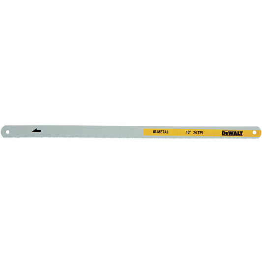 DeWalt 10 in. High Carbon Steel Hacksaw Blades 24 TPI 2 pk
