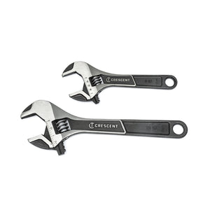 Crescent Metric and SAE Wide Jaw Adjustable Wrench Set Assorted in. L ATWJ2610VS 2 pc