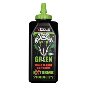CE Tools 10 oz Standard Extreme Visibility Marking Chalk Fluorescent Green CET102G 1 pk