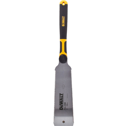 DeWalt 10 in. High Carbon Steel Double Edge Pull Saw 7/14 TPI Flush Cut 1 pc