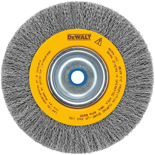 DeWalt 6 in. Fine Crimped Bench Grinder Wire Wheel Metal 6000 rpm 1 pc